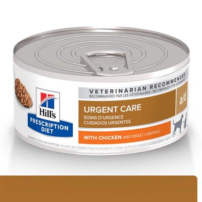 Ração Úmida Hill's Prescription Diet A/D Cães e Gatos em Condições Críticas 156 g