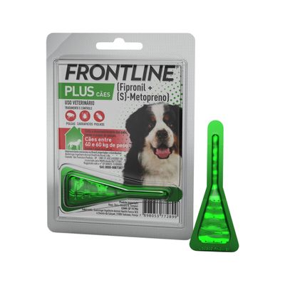 Frontline Plus para Cães de 40 a 60Kg - Antipulgas e Carrapatos