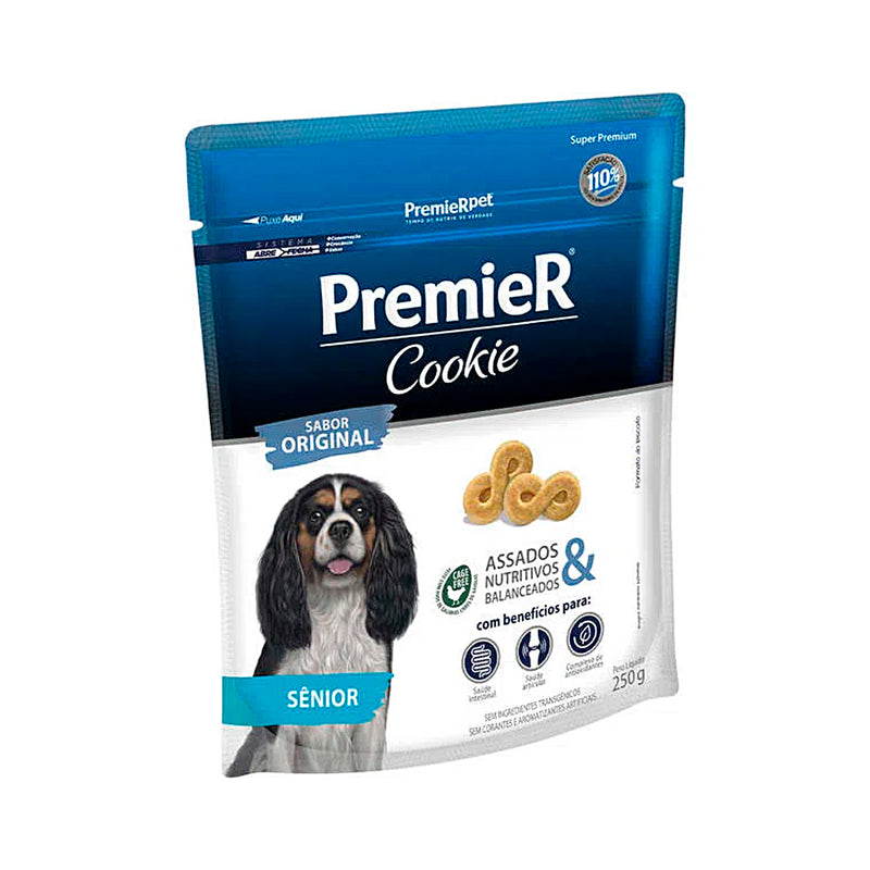 Biscoito Premier Cookie para Cães Sênior Sabor Original 250g
