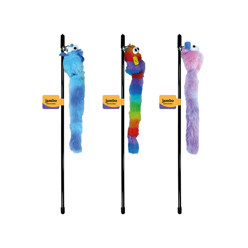 Brinquedo Jambo Varinha Rainbow para Gatos - Cores Sortidas