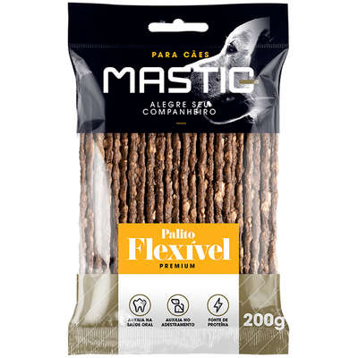 Palito Mastig para Cães Porte Pequeno Sabor Bacon 200g