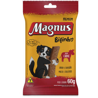 Bifinho Magnus para Cães Adultos Sabor Carne 60g