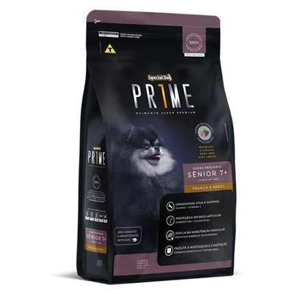 Ração Special Dog Prime Sênior 7+ para Cães de Porte Pequeno Sabor Frango e Arroz