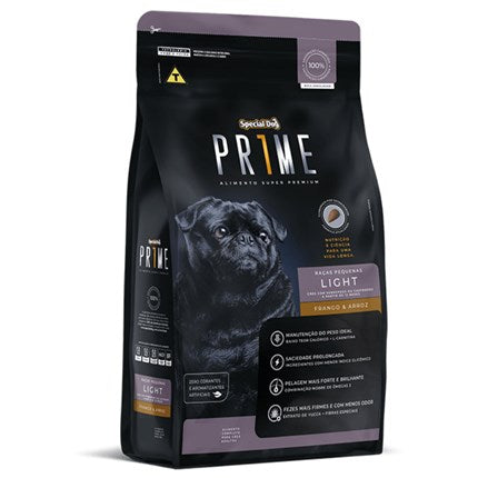 Ração Special Dog Prime Para Cães Adultos De Raças Pequenas Light Frango E Arroz 15 Kg