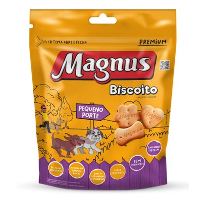 Biscoito Magnus Premium Original Para Cães Adultos Pequeno Porte 400gr