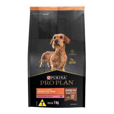 Ração Pro Plan Cães Sensitive Skin Raças Pequenas 1 kg