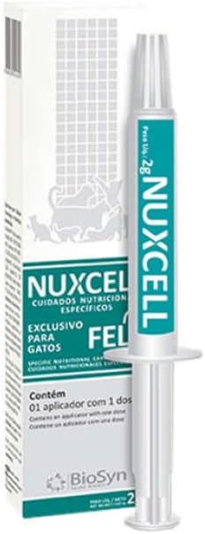 Suplemento Nuxcell Fel Seringa para Gatos 2g