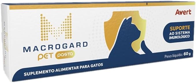 Macrogard Pet Pasta Suplemento Alimentar para Gatos Avert 60g