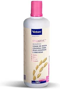 Shampoo Virbac Episoothe para Peles Sensíveis e Irritadas