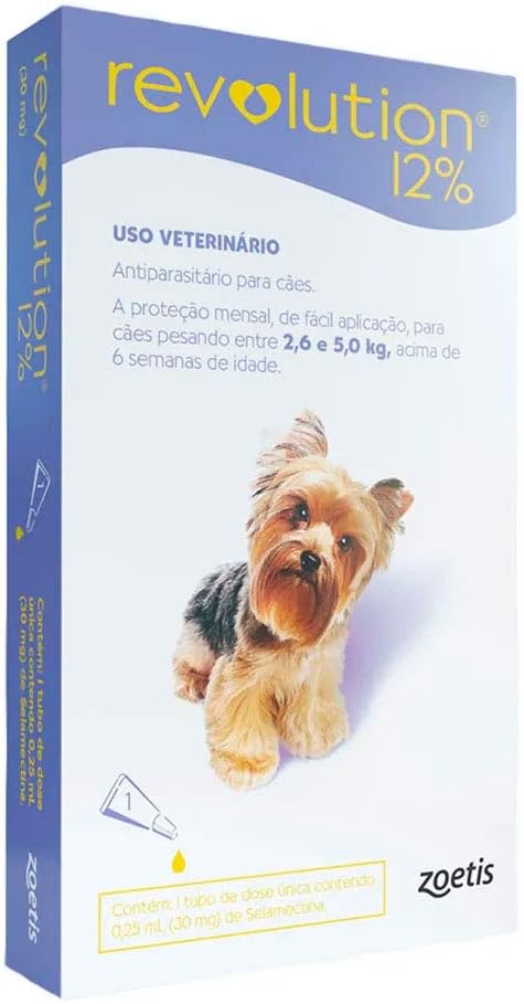 Zoetis Revolution antipulgas para Cães de 2,6 a 5 kg