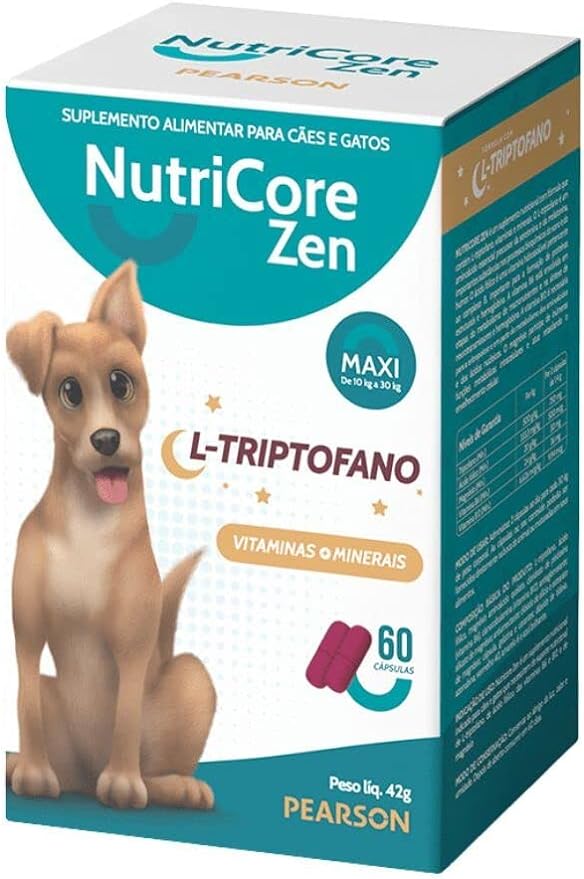 Suplemento Alimentar NutriCore Zen Maxi para Cães - 60 capsulas