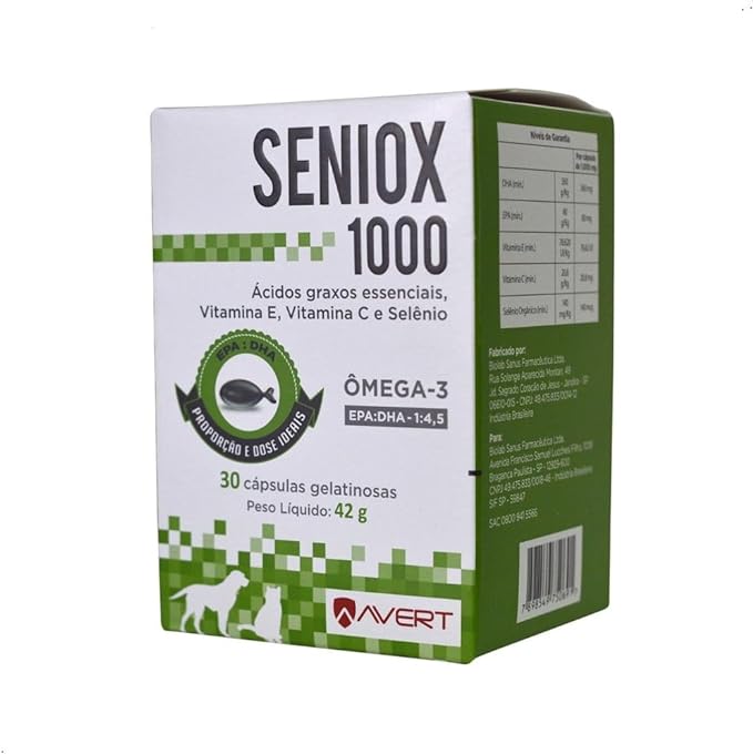 Seniox 1000 mg AVERT 30 Cápsulas
