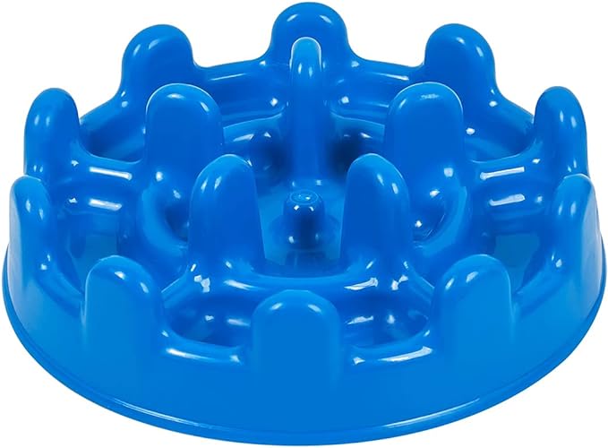 Pet Games Comedouro Lento Funcional Mini Pet Fit Azul Para Gatos
