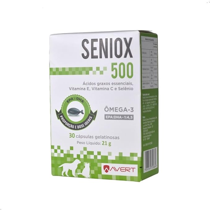 AVERT Seniox 500 mg 30 Cápsulas