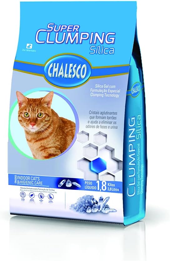 Chalesco Silica Super Clumping 1 8Kg Para Gatos