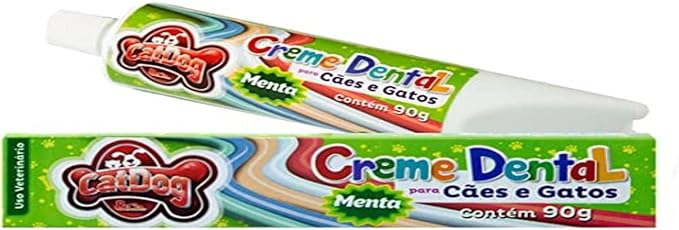 Creme Dental Catdog Menta Catdog para Cães
