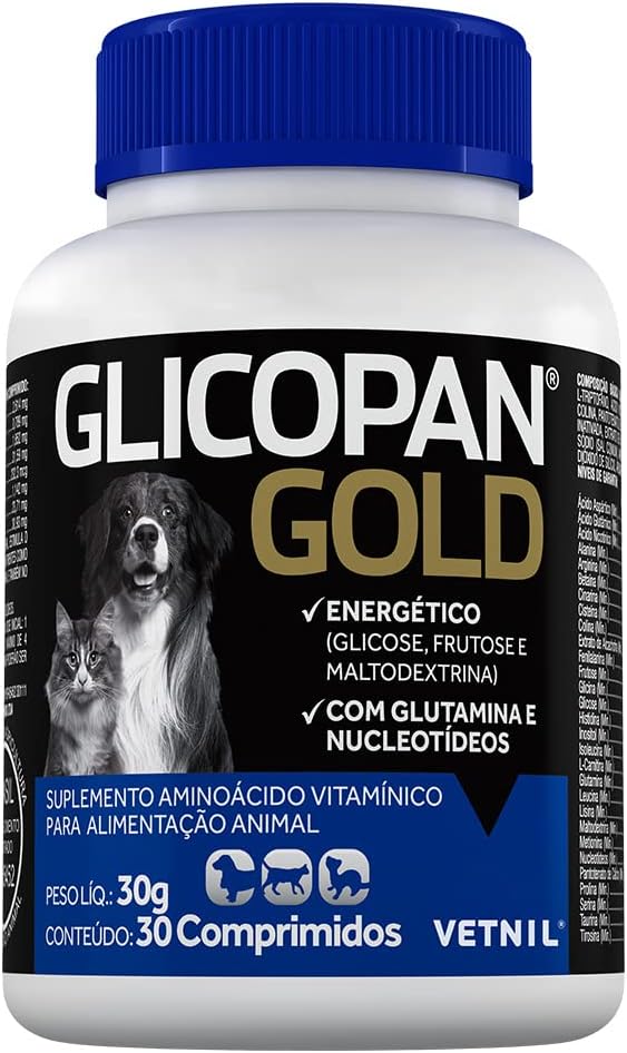VETNIL Glicopan Gold 30 Comprimidos Vetnil