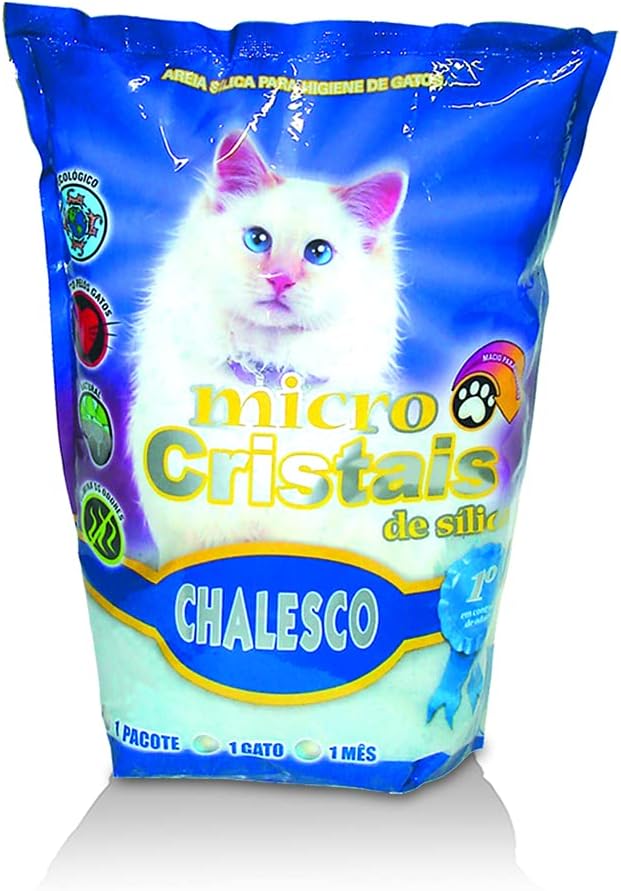 Chalesco Micro Cristais De Silica Para Gatos