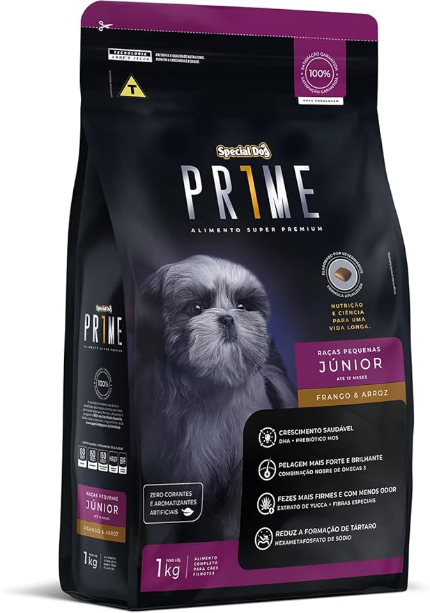 Ração Special Dog Prime Júnior para Cães Filhotes de Porte Pequeno