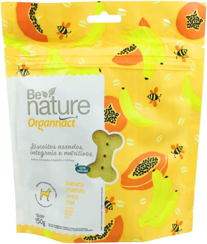 Be Nature – Banana, Mamão, Aveia e Mel 150g