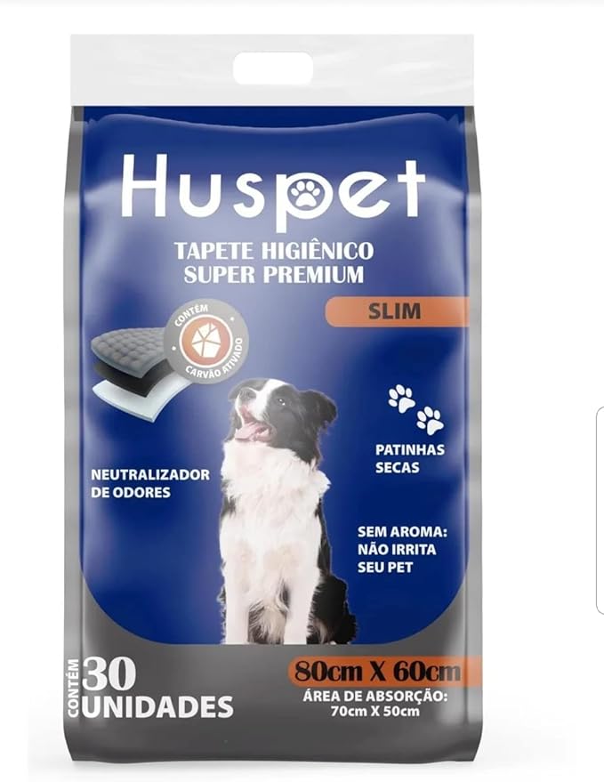 Tapete Higiênico Super Premium c/ Carvão Ativado