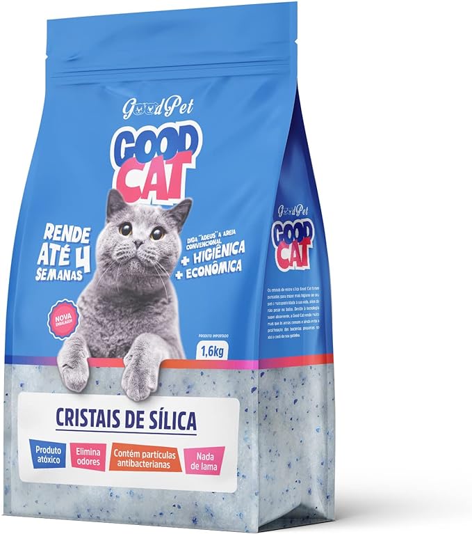 Areia Sanitária Sílica Cristais Sílica Em Gel 1,6kg Pet Like