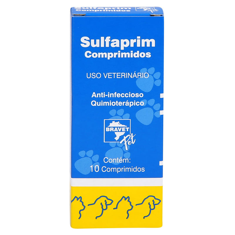 Sulfaprim Bravet C/ 10 Comprimidos