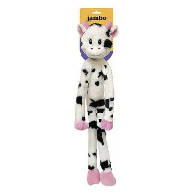 Brinquedo Mordedor Pelúcia Jambo Long Legs Vaca