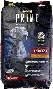 Ração Special Dog Prime para Cães Adultos de Porte Grande Sabor Frango e Arroz 15kg