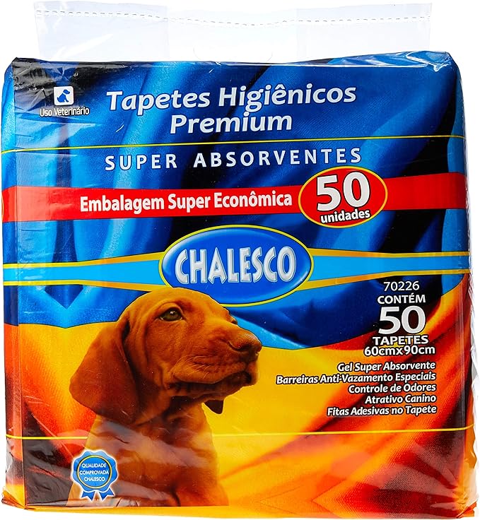 Chalesco Tapete Higienico 50 Unid. 90 X 60Cm