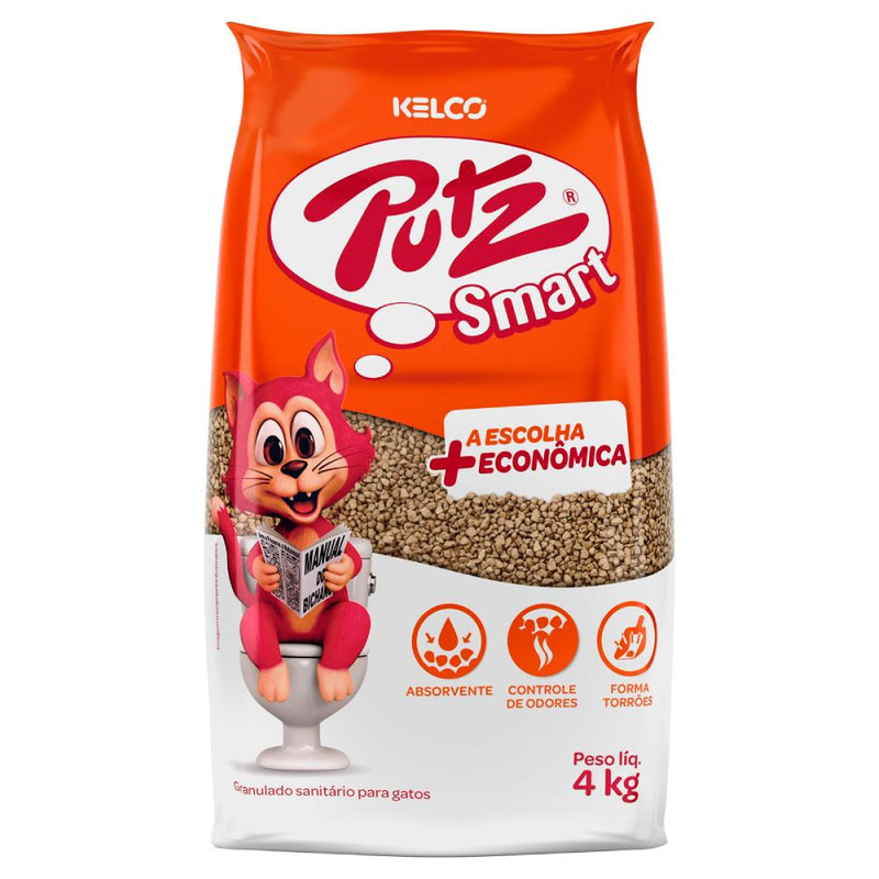 Granulado Sanitário Kelco Putz Smart - 4 Kg
