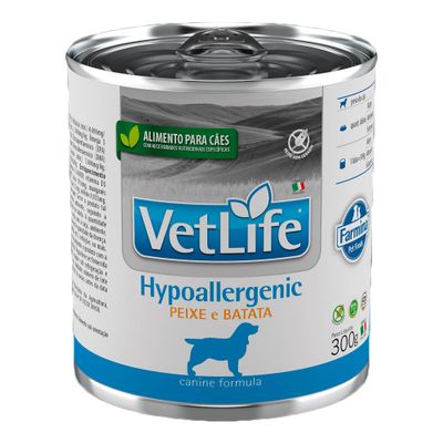 Ração Úmida Vet Life Cães Hipoalergênico 300 g