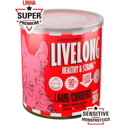 Alimento Natural Livelong Cordeiro para Cães