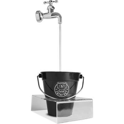Fonte Torneira Magicat Black + Suporte Acrilico Cat My Pet