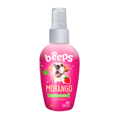 Colônia Beeps Morango Pet Society 60 ml