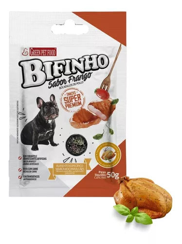 Bifinho Para Cães Sabor Frango Super Premium Green Pet Food 400g