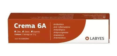 Crema 6a 15gr - Pomada Anti Inflamatória E Alérgica - Labyes