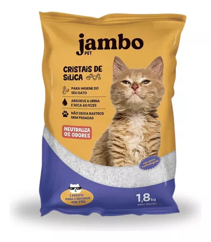 Cristais De Silica Fresco Cat Jambo 1,8kg