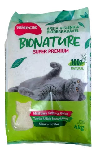 Areia De Madioca Para Gato, Granulado Sanitário Para Gato 2kg