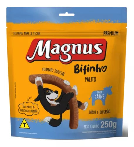 Bifinho Palito Magnus Para Cães Sabor Carne 250g