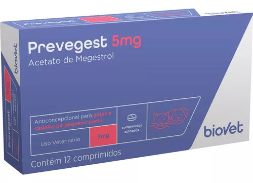 Prevegest 5mg - 12 Comprimidos - Biovet