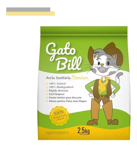 Areia Gato Bill 2,5kg