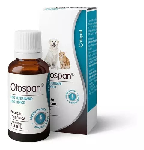 Otospan Solução Otologica Otite Externa Cães E Gatos 10ml
