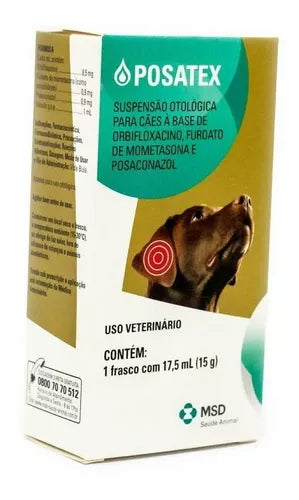 Posatex Caes 17,5ml Para Otite