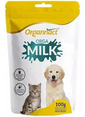Leite Cães E Gatos Organnact 100 Gramas