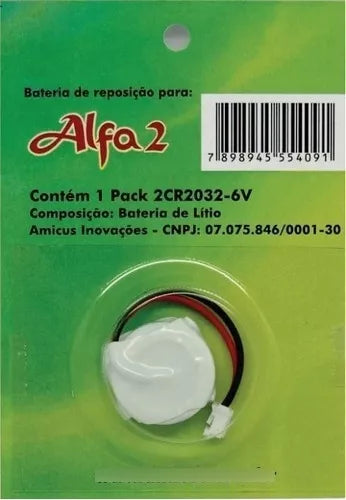 Bateria De Reposição Coleira Antilatido Alfa 2 - Amicus