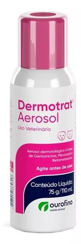 Dermotrat Spray Antiinflamatorio Para Cães E Gatos 110 Ml