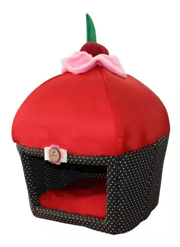 Cama Toca Muffin Docinho Para Caes E Gatos Mascote Pet