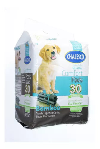 Chalesco Tapete Higiênico Para Cães Confort Bamboo 30 Unidades Multicor