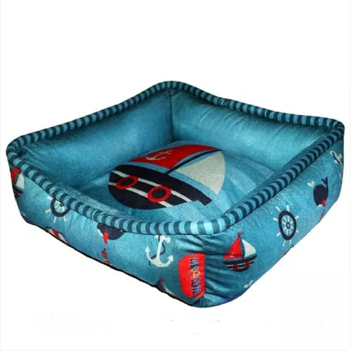 Cama Caminha Marinheiro M Para Pet Caes E Gatos Mascote Pet